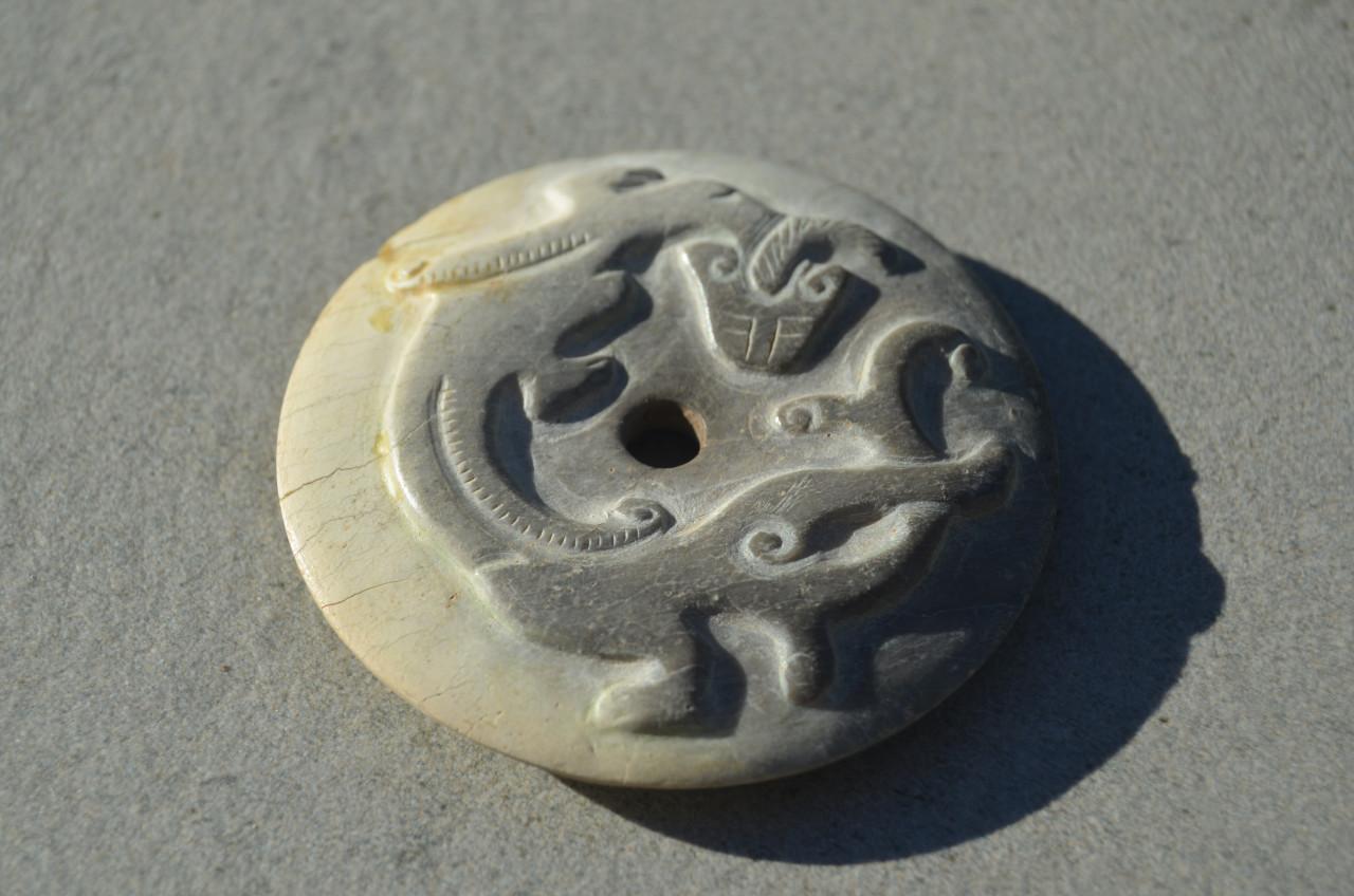 Traditionele Chinese bi-schijf