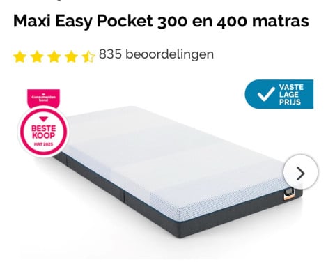 Matras nieuw!