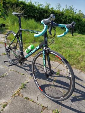 Bianchi racefiets in Belkin uitvoering