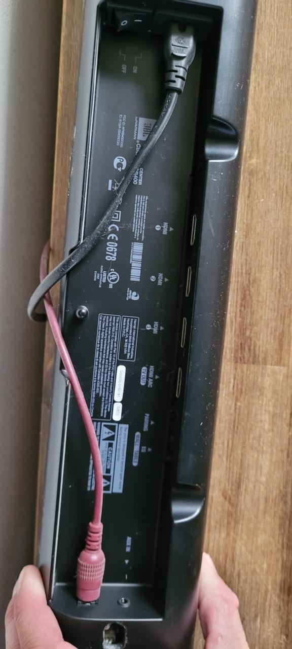 Jbl soundbar met subwoofer