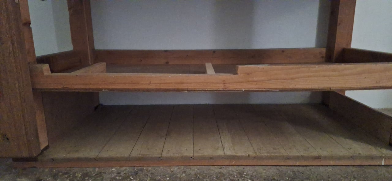 Houten werkbank