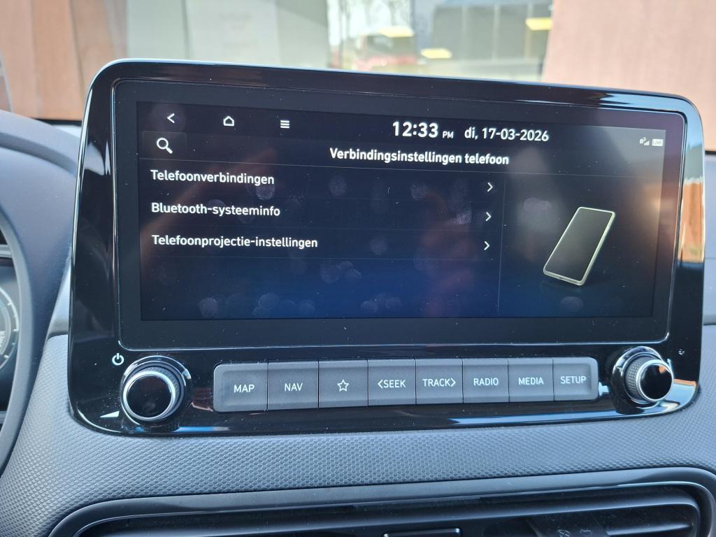 Hyundai Kona 1.6 gdi hev premium | lederen bekleding | stoel/stuur verwarmi