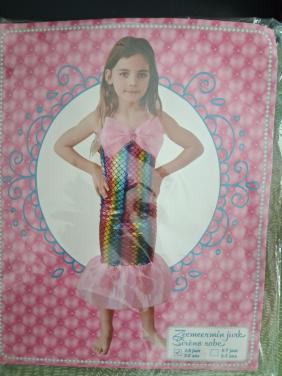 Zeemeerminnenjurk ( kinderen 3 tot 5 jaar ) Nieuw in verpakking