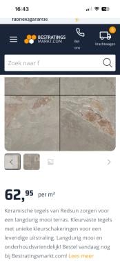 Keramische terrastegels 80x80 4 st