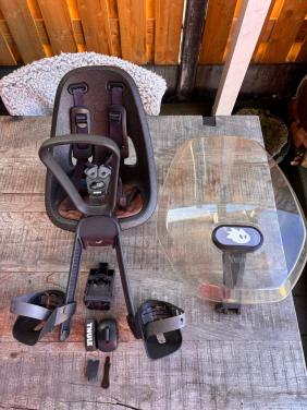 Fietsstoeltje, Thule Yepp, voorzitje met windscherm