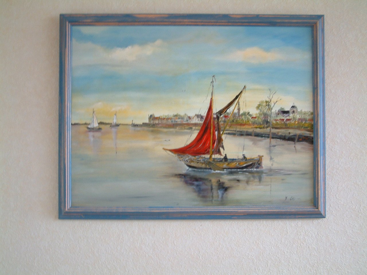 Schilderijen  --water en windt
