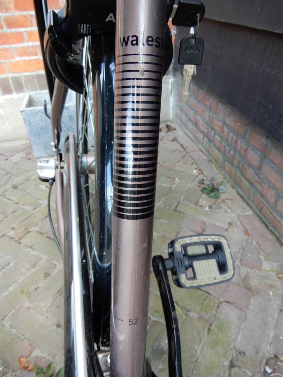 Altec Walesa 28 inch, 52 cm herenfiets / fiets 3 vers. bruin