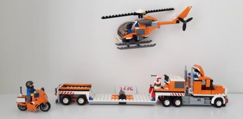LEGO City 7686: Helikoptertransport met 3 minifiguren