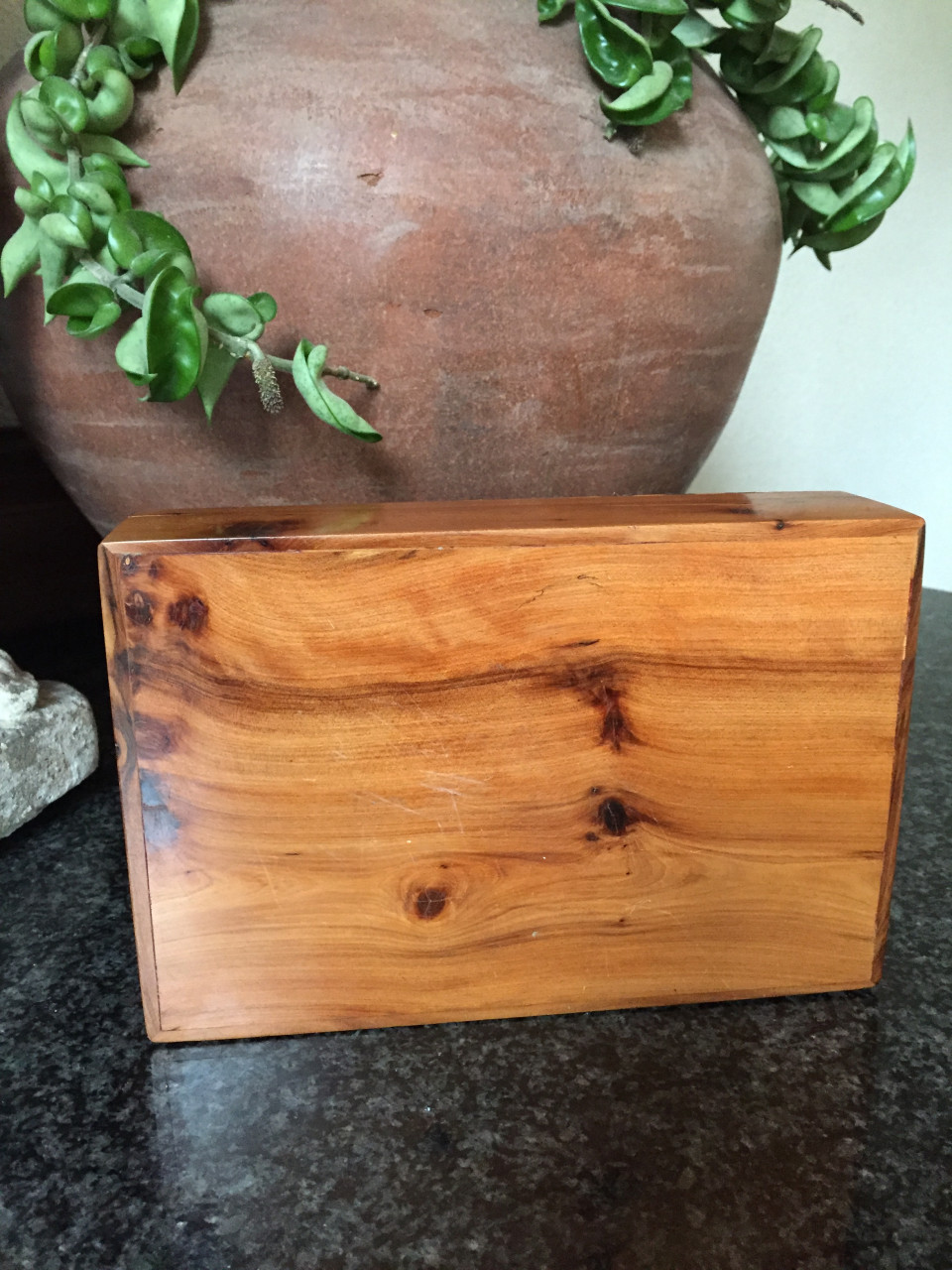 Oud houten doosje