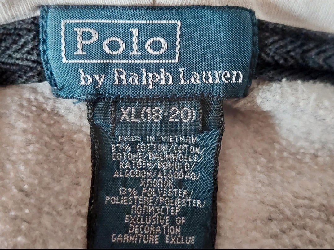Zwart/wit geblokt Ralph Lauren herenvest mt xl