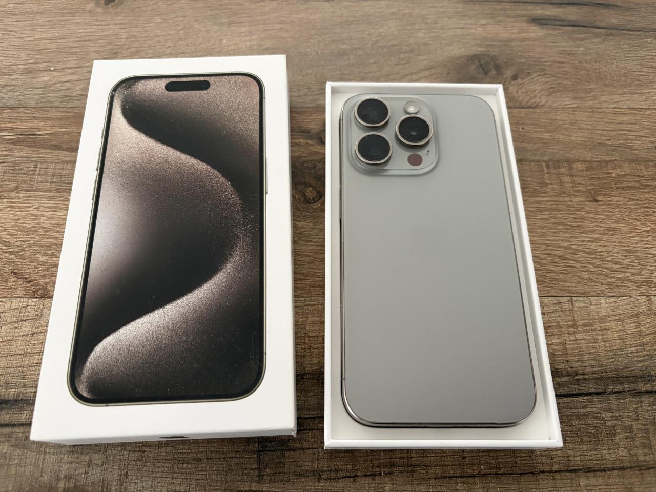 Iphone 15 Pro 128GB zo goed als nieuw