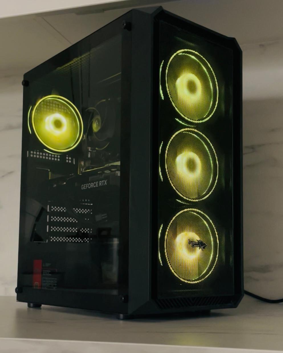 Gaming PC - RTX 4060 - SSD 1000GB - Wi-Fi - Ryzen 5 - 16 GB RAM