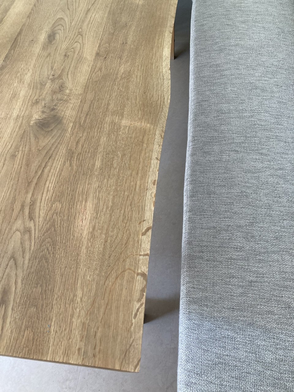 Eettafel licht eiken