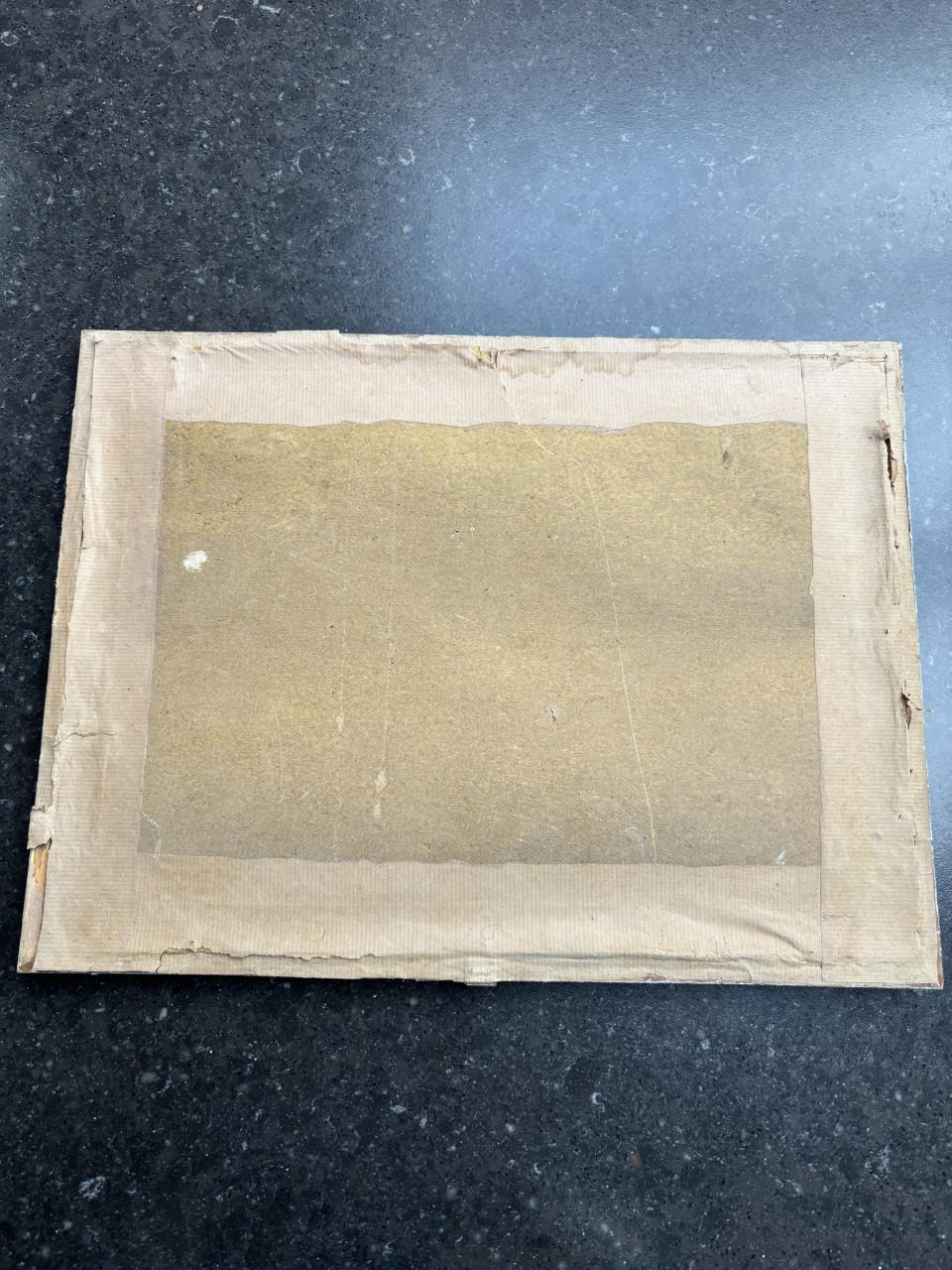 Nostalgische aquarel van een pittoreske straathoek