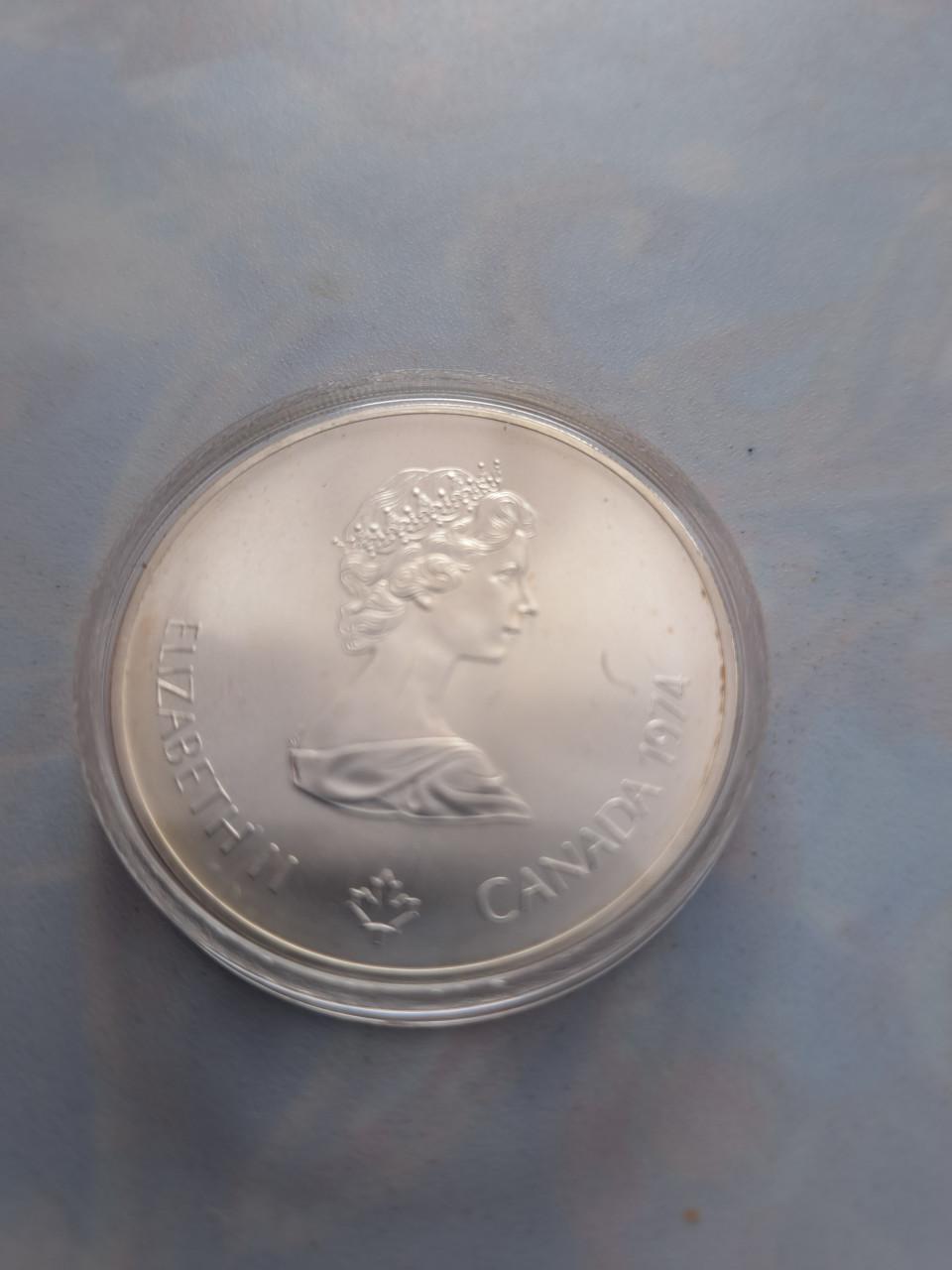 5 dollar sterling zilver proof in capsule