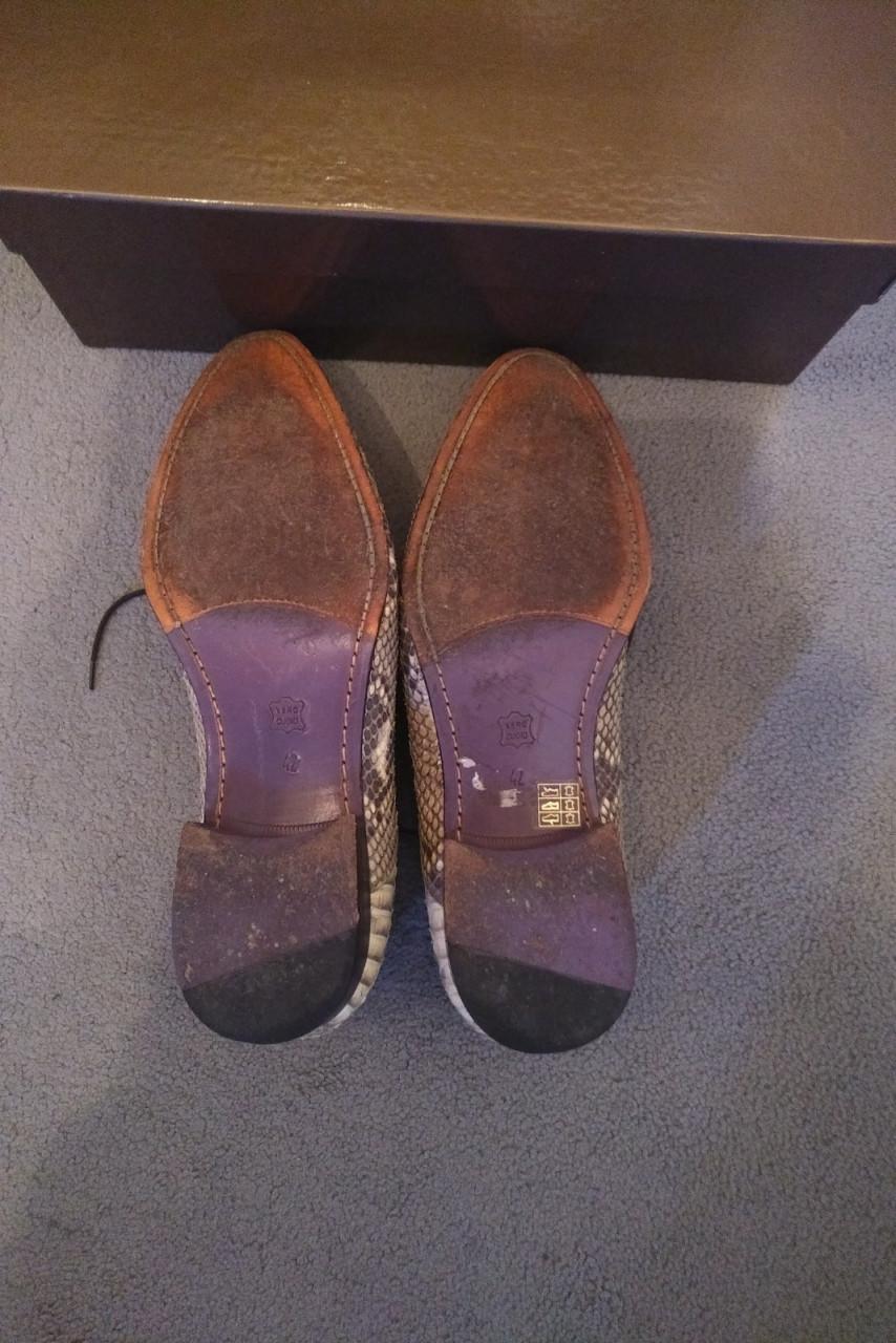 Fred dela Bretoniere Pythonlederen schoenen (42)