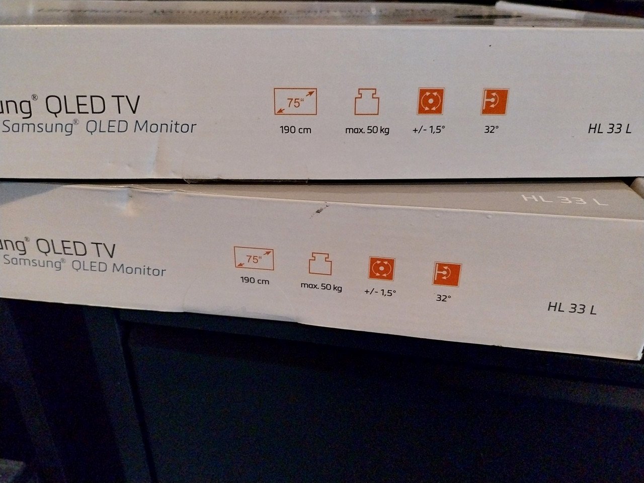 Wandhouder voor Samsung QLED televisie (2 stuks beschikbaar)