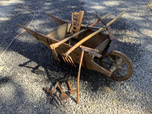 Antiek tuin gereedschap