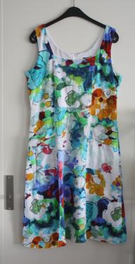 Kleurrijke jurk maat xl