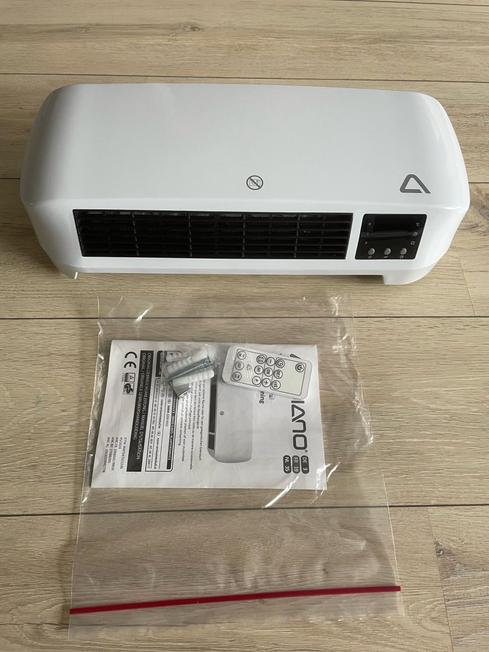 Nieuwe wandverwarming