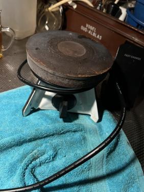 Vintage krachtige elektrische kookplaat 1200W