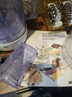 Vintage werkende Braun Foodprocessor - Keukenmachine prima staat