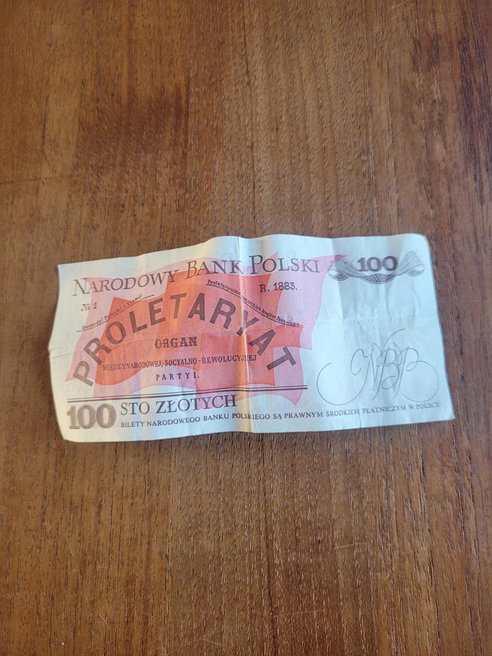 Pools bankbiljet van 100 Poolse Zloty