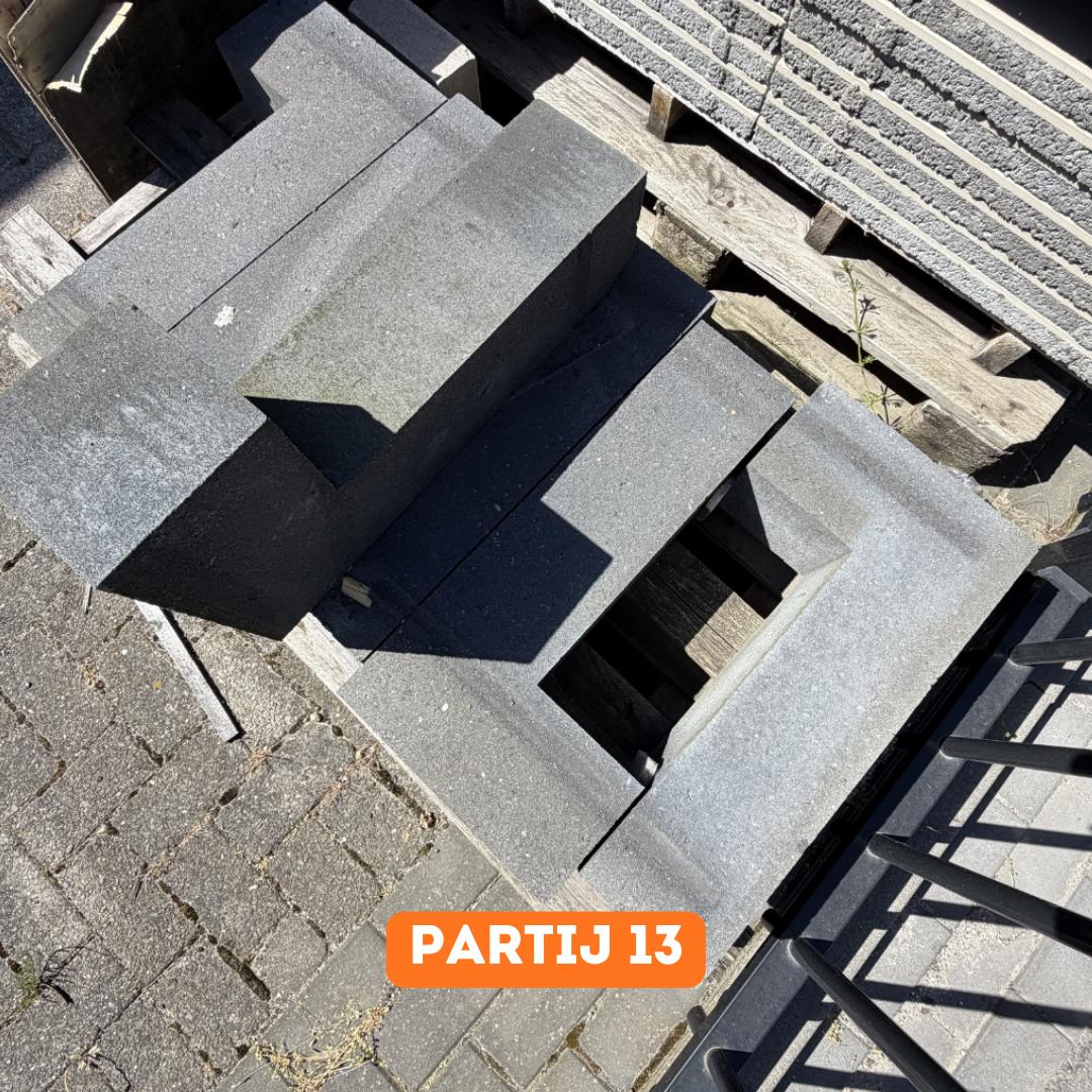 Restpartijen sierbestrating – diverse soorten vanaf €15