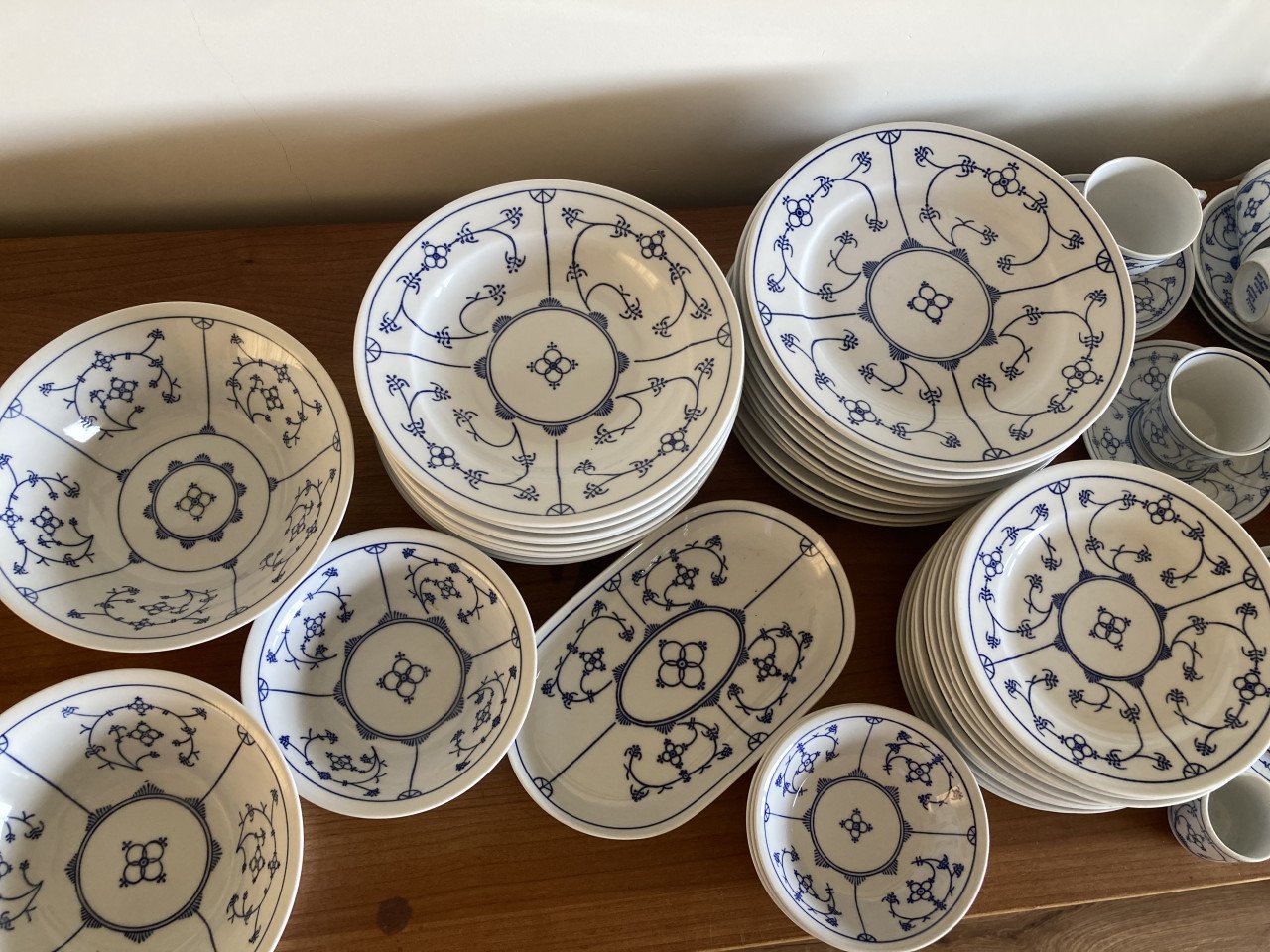 Klassiek Jäger/Kahla | Eisenberg | Blau Saks Servies