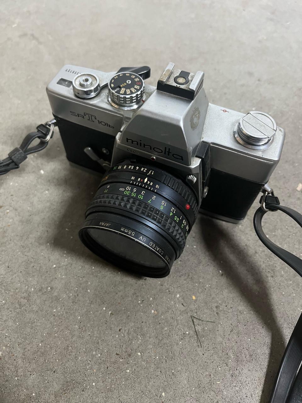 Vintage Minolta SRT 101B spiegelreflexcamera.