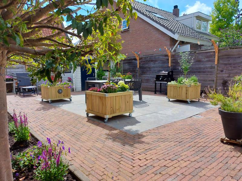Zeeuwse knop bloembakken projecten ter inspiraties L80 x B83 x H60