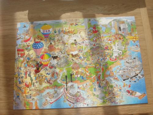 Te koop Complete Jan van Haasteren puzzel USA 1000 Stukjes