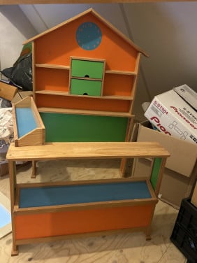 Houten speelgoed winkel