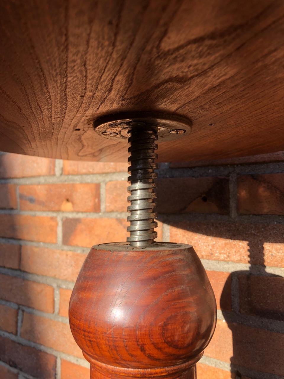 Vintage Houten Krukje / Bijzettafeltje