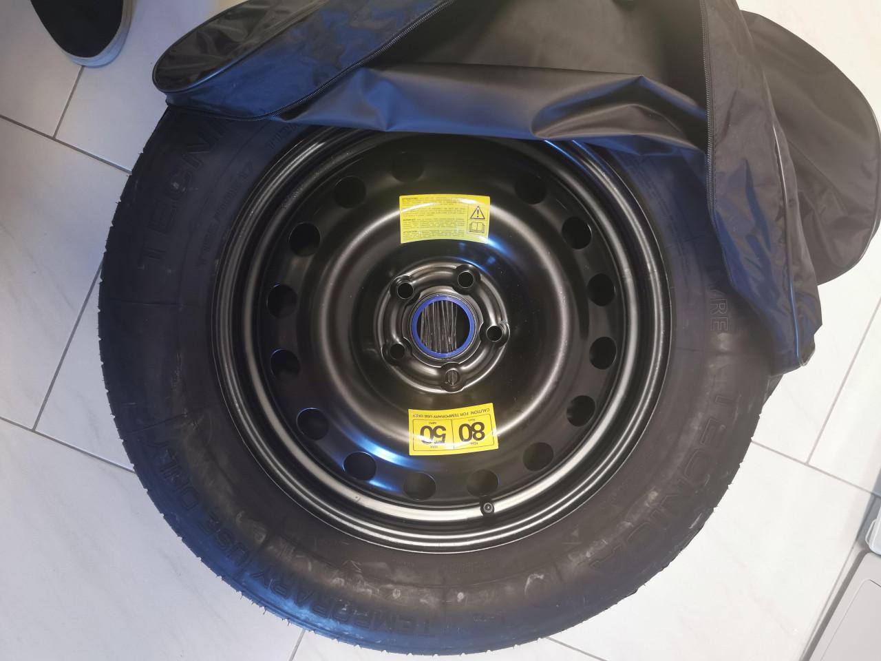 NIEUW!!! VAG Thuiskomer 155/90-R17 5x112 (naaf 57.1 & 66.6)