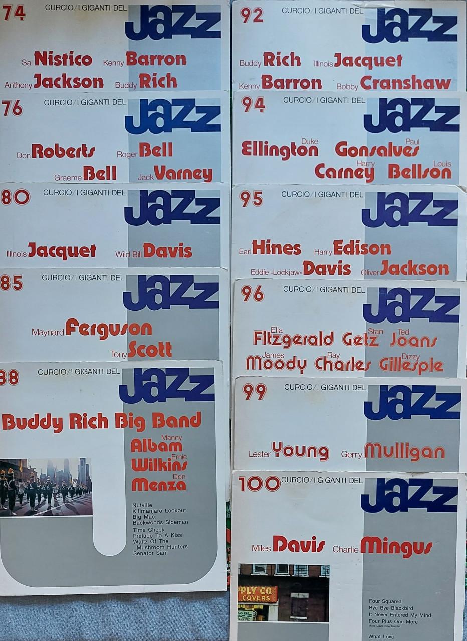 Oude Jazz Vinyl Curcio i giganti del jazz vinyl collectie