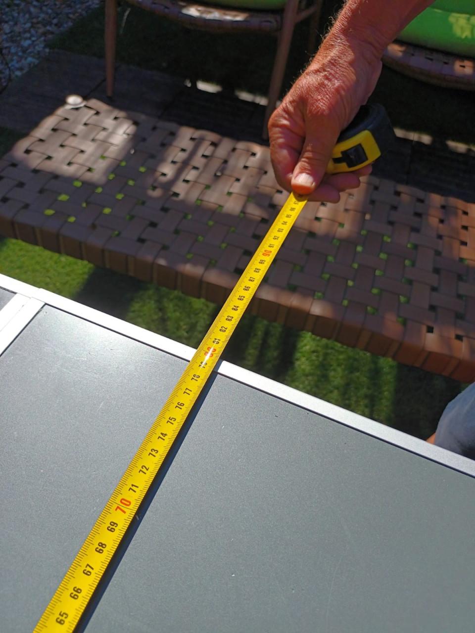 Aluminium campingtafel