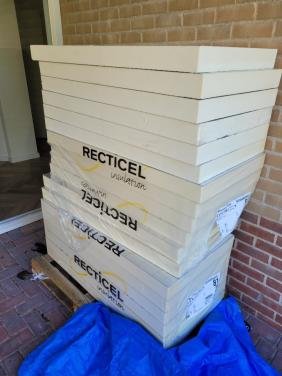 18x PIR isolatieplaten 60x120 - 80mm Recticel