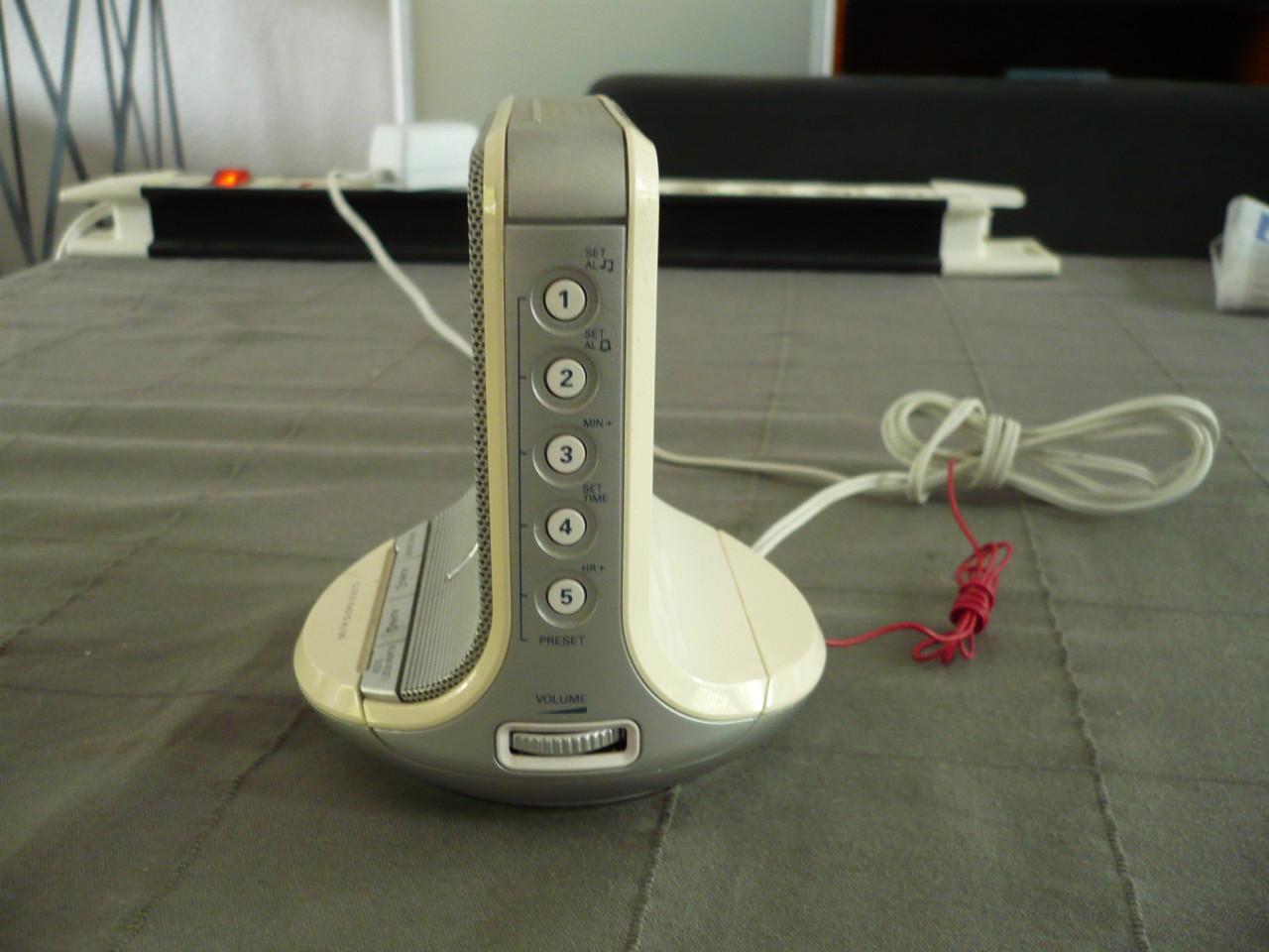 Vintage Philips klokradio-goed werkend