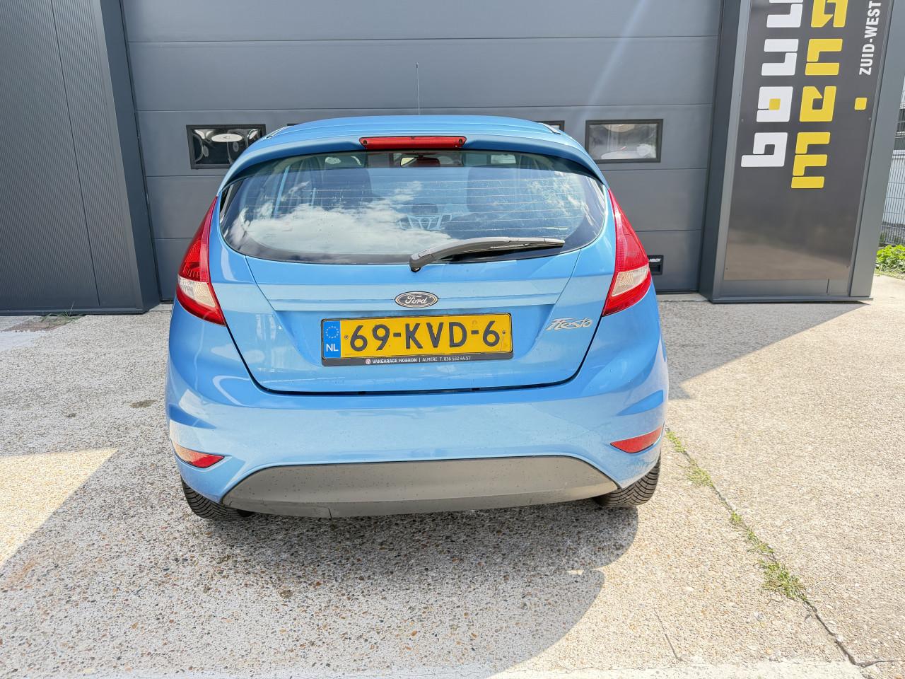 Ford Fiesta 1.25 52KW Limited 5DRS 2010 Blauw Airco Apk Nap
