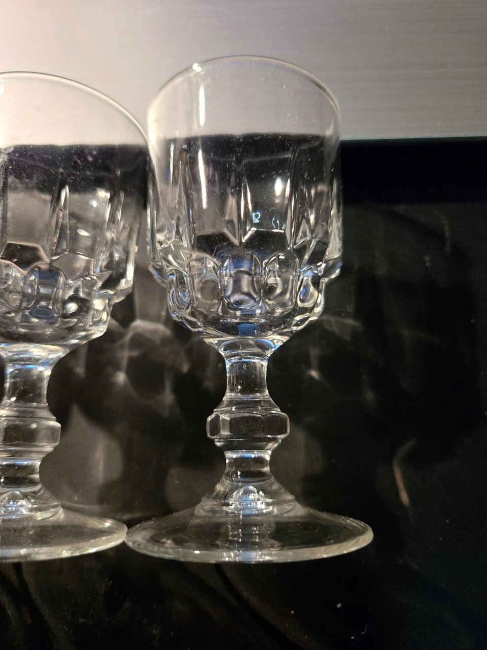 6 likeurglazen van het merk Luminarc. H 9 cm