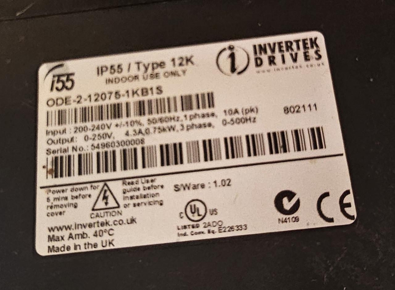 Ferqeuntieregelaar Optidrive i55