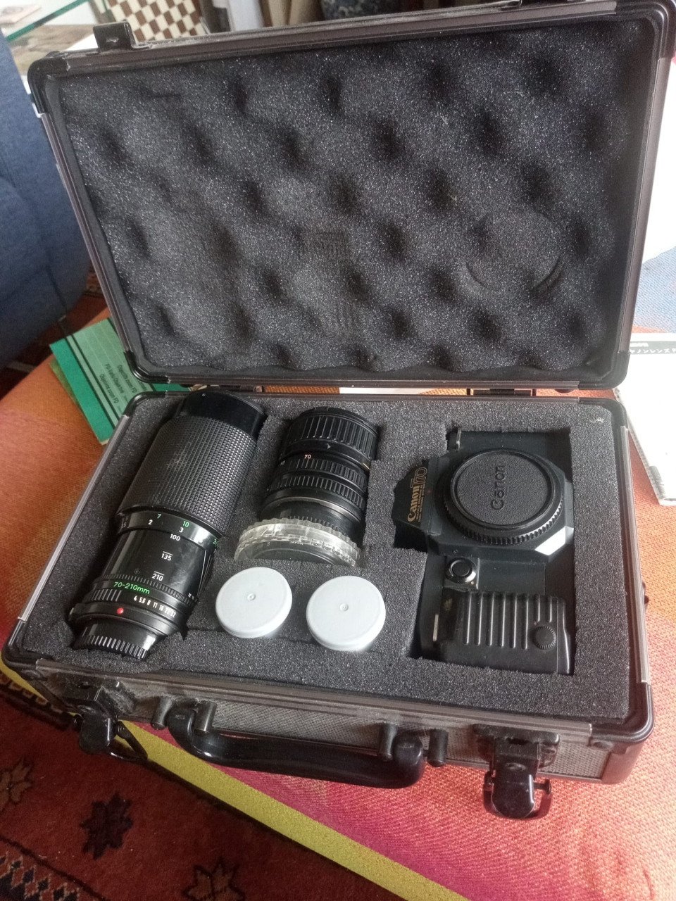 T70 Canon analoog fotocamera
