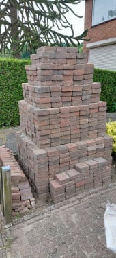 Stenen/Klinker (getrommeld 140 x 140 x 55 mm)