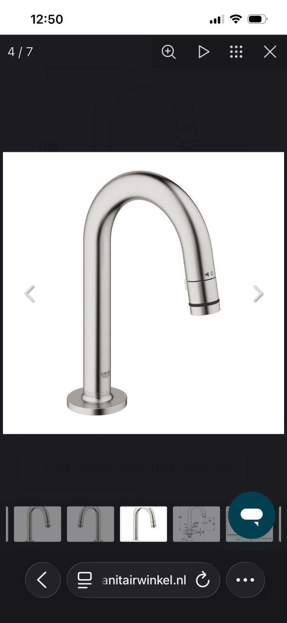 Grohe fonteinkraantje 1 stuk