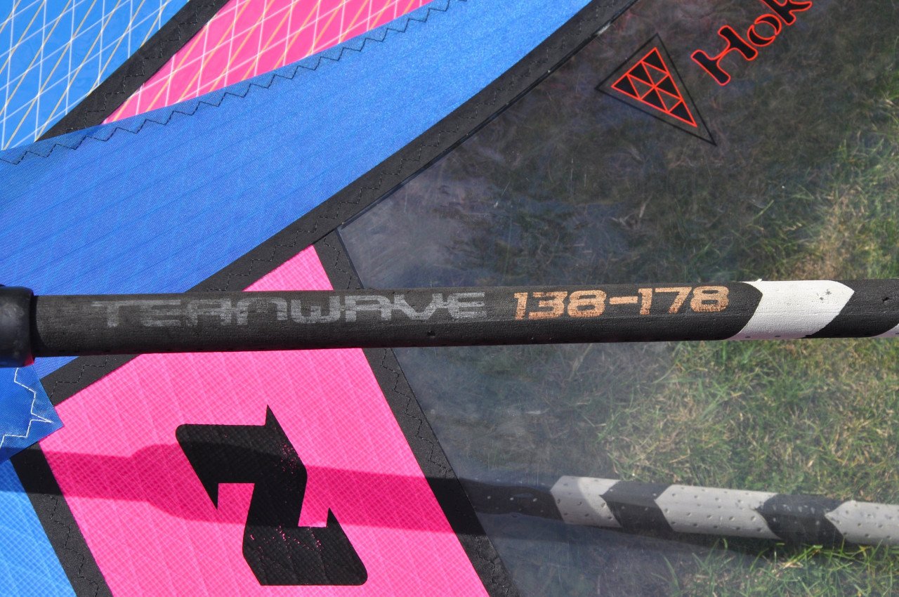 3.7m2 Naish Hokua complete tuigage