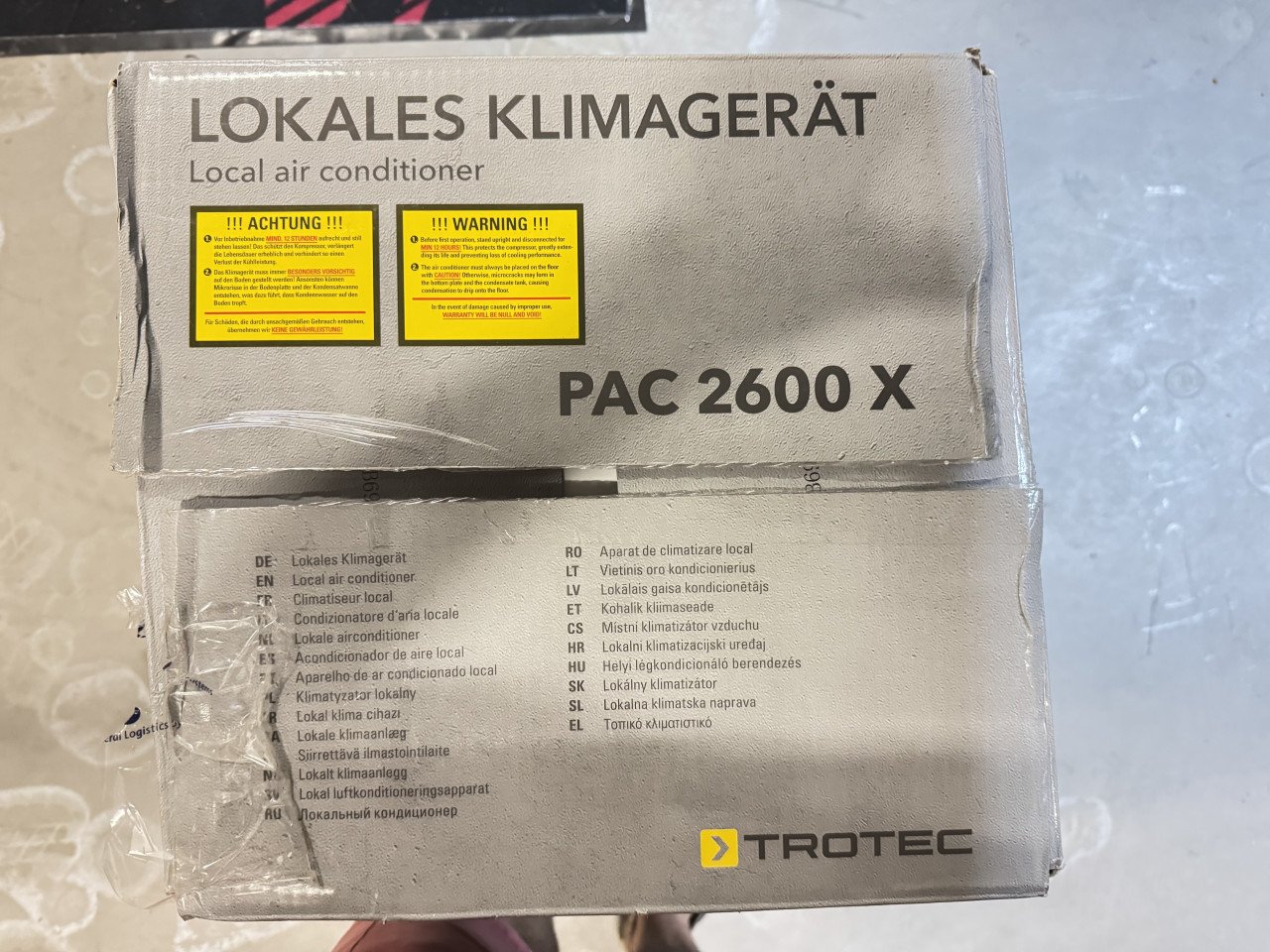 Airconditioning mobiele , Trotec PAC 2600X,