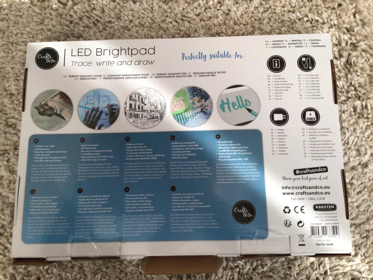 Kleurpotloden, tekentablet led brightpad & tekenpapier