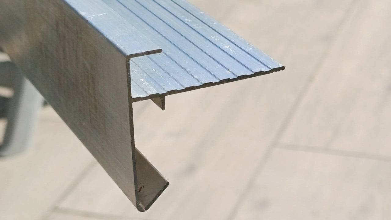 Aluminium daktrim 10 x 2,5 m