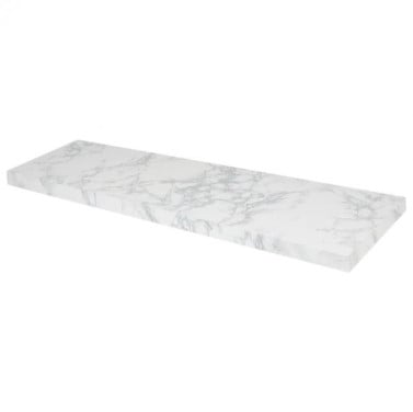 Zwevende plank XL4 push fix licht marmer look 38mm 80x23,5cm